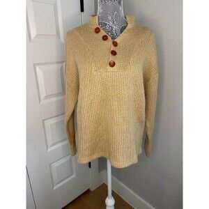 Earthbound Trading Company Cozy Knit Sweater Large L